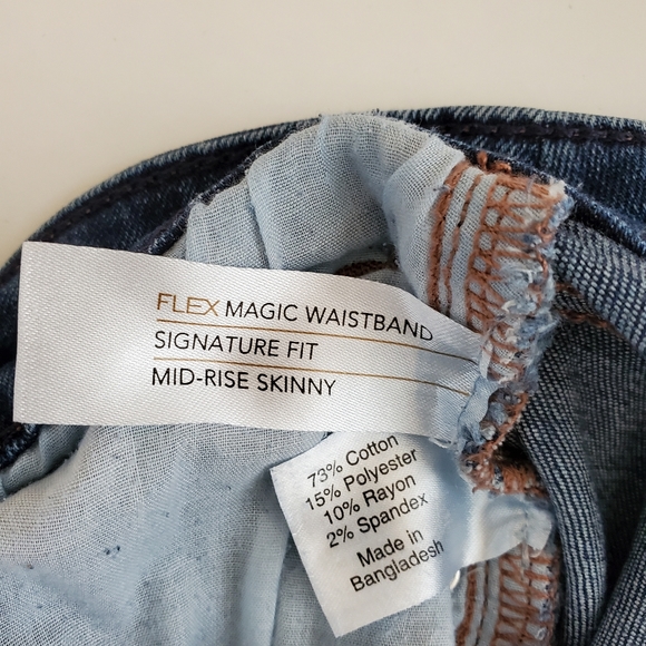 Lane Bryant Flex Magic Signature Fit Mid-Rise Skinny Jeans Size 16 - Picture 16 of 16